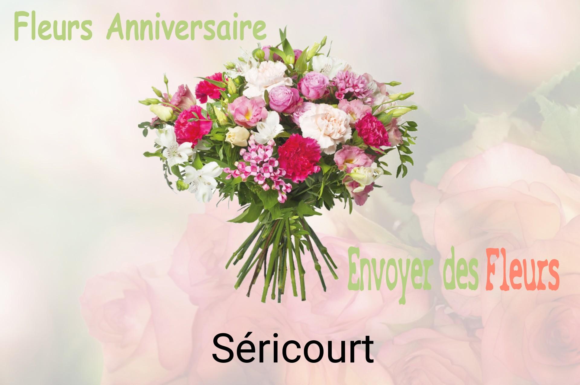 Bouquet de fleurs d’anniversaire livré à Séricourt