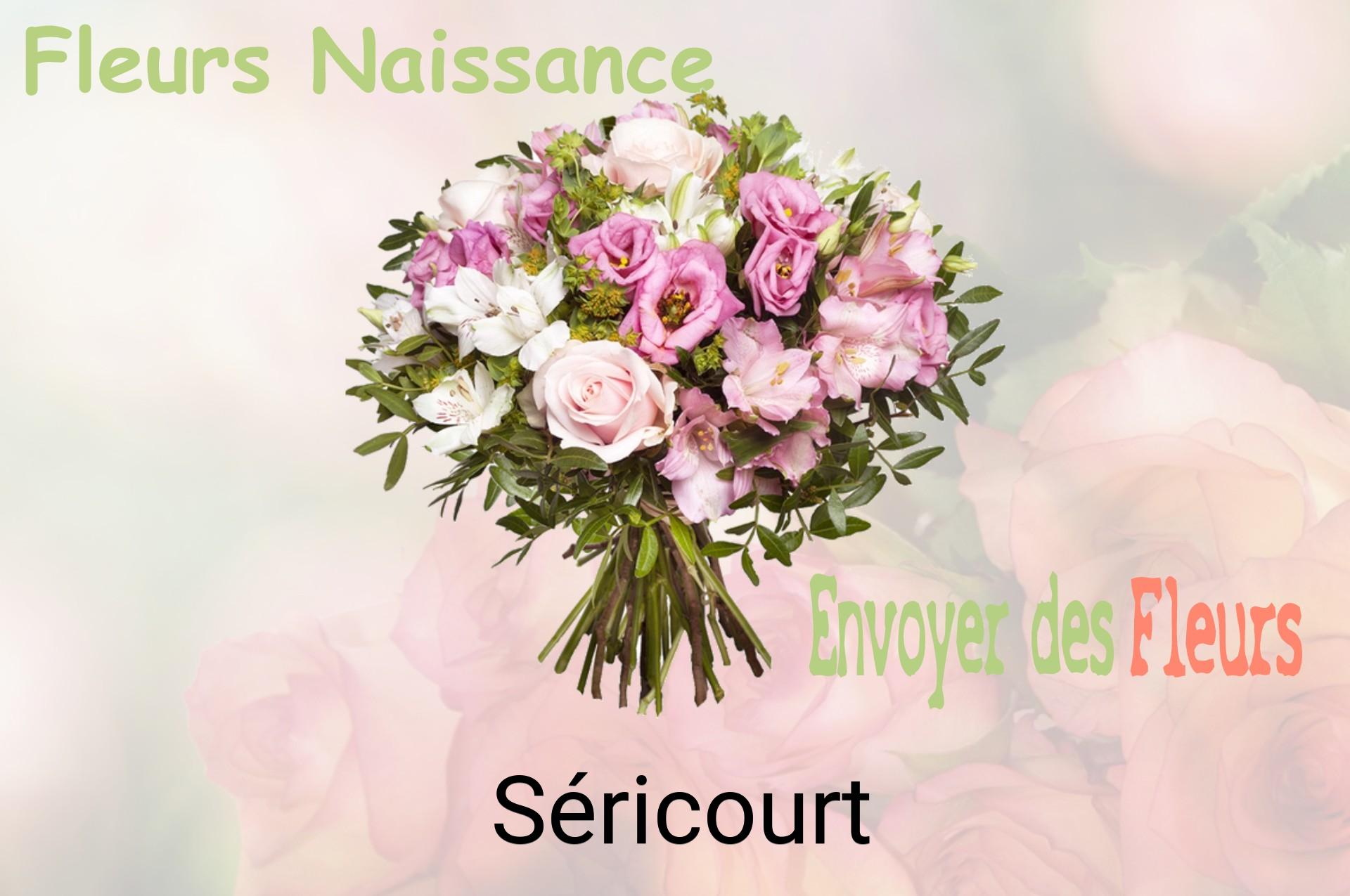 Bouquet de fleurs de naissance livré à Séricourt